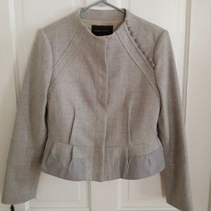 BCBG MAXAZRIA Gray Blazer